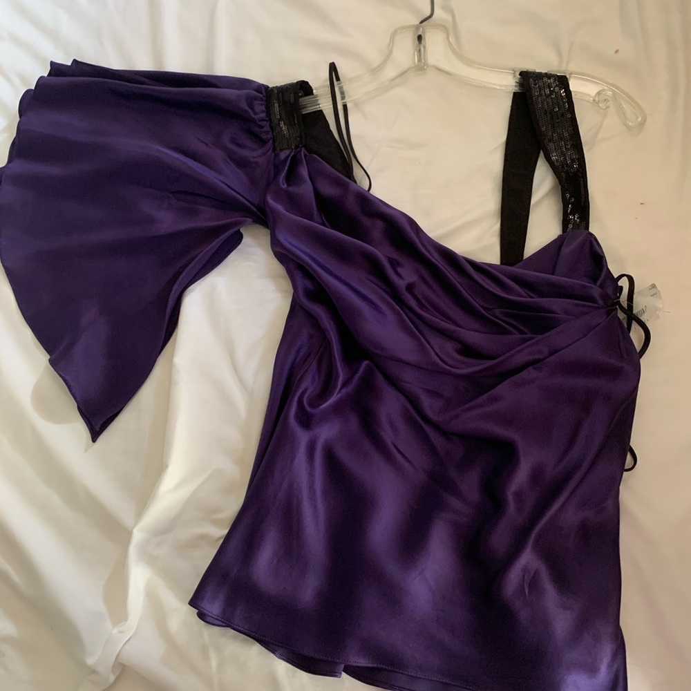 New with tags Marc Bouwer top. 100% silk. Bought at Neiman Marcus.